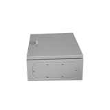 Gabinete de Acero IP66 Uso en Intemperie 400 x 400 x 200 mm con Placa Trasera Interior y Compuerta Inferior Atornillable PST-4040-20A - SILYMX