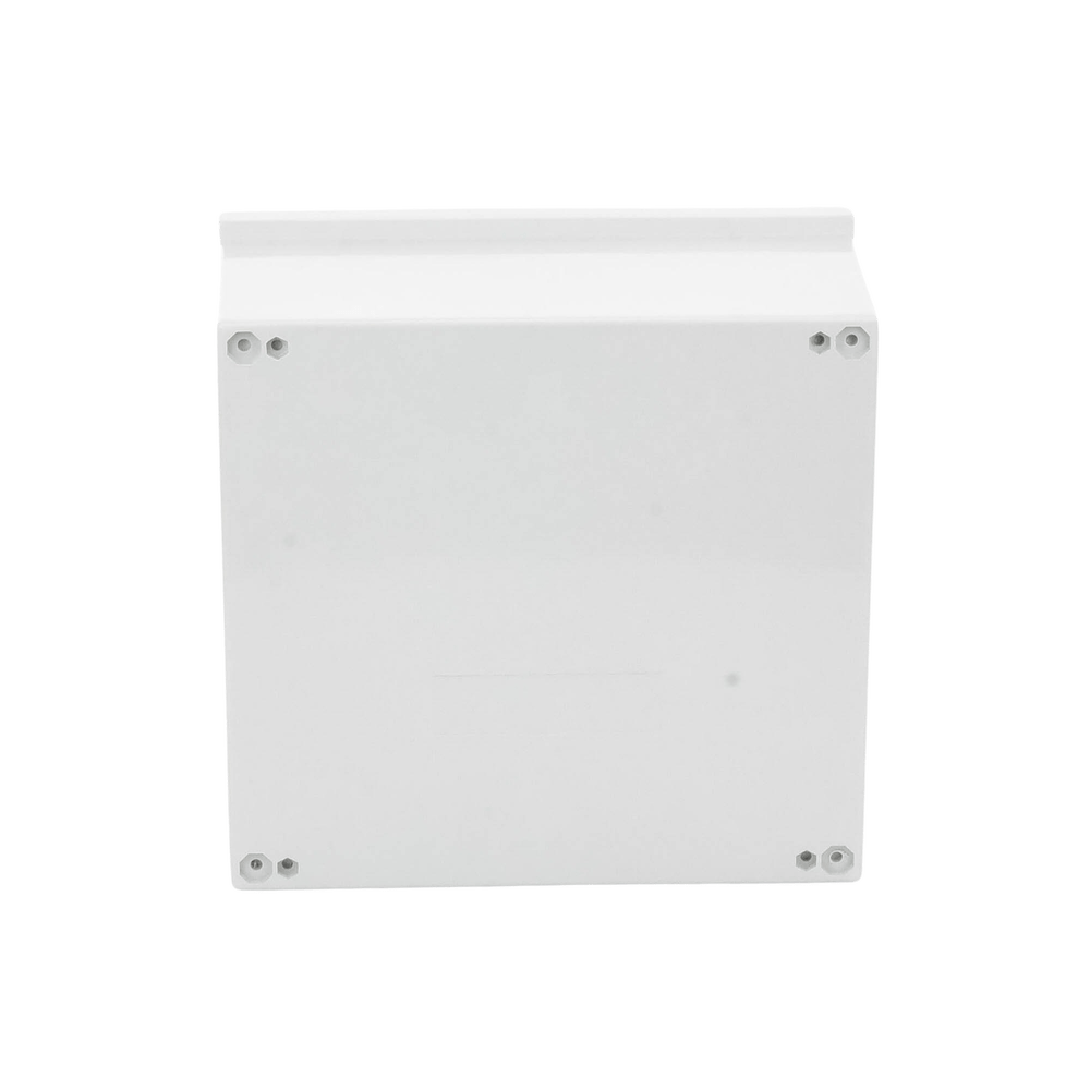 Gabinete de Poliéster IP65 Uso en Intemperie 40 x 40 x 20 cm con Placa Trasera Interior de Plástico Incluye Chapa y Llave - SILYMX