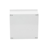Gabinete de Poliéster IP65 Uso en Intemperie 40 x 40 x 20 cm con Placa Trasera Interior de Plástico Incluye Chapa y Llave - SILYMX