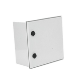 Gabinete de Poliéster IP65 Uso en Intemperie 40 x 40 x 20 cm con Placa Trasera Interior de Plástico Incluye Chapa y Llave - SILYMX