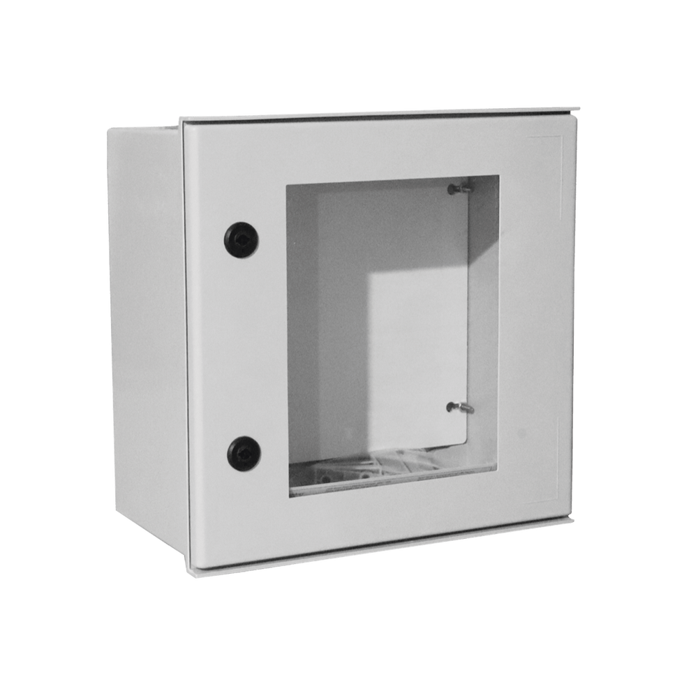 Gabinete de Poliéster IP65 Puerta Transparente 40x40x20 cm - SILYMX
