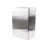 Gabinete de Acero Inoxidable IP66 Uso en Intemperie 400 x 600 x 250 mm con Placa Interna Galvanizada PST-406025-INOX-B - SILYMX