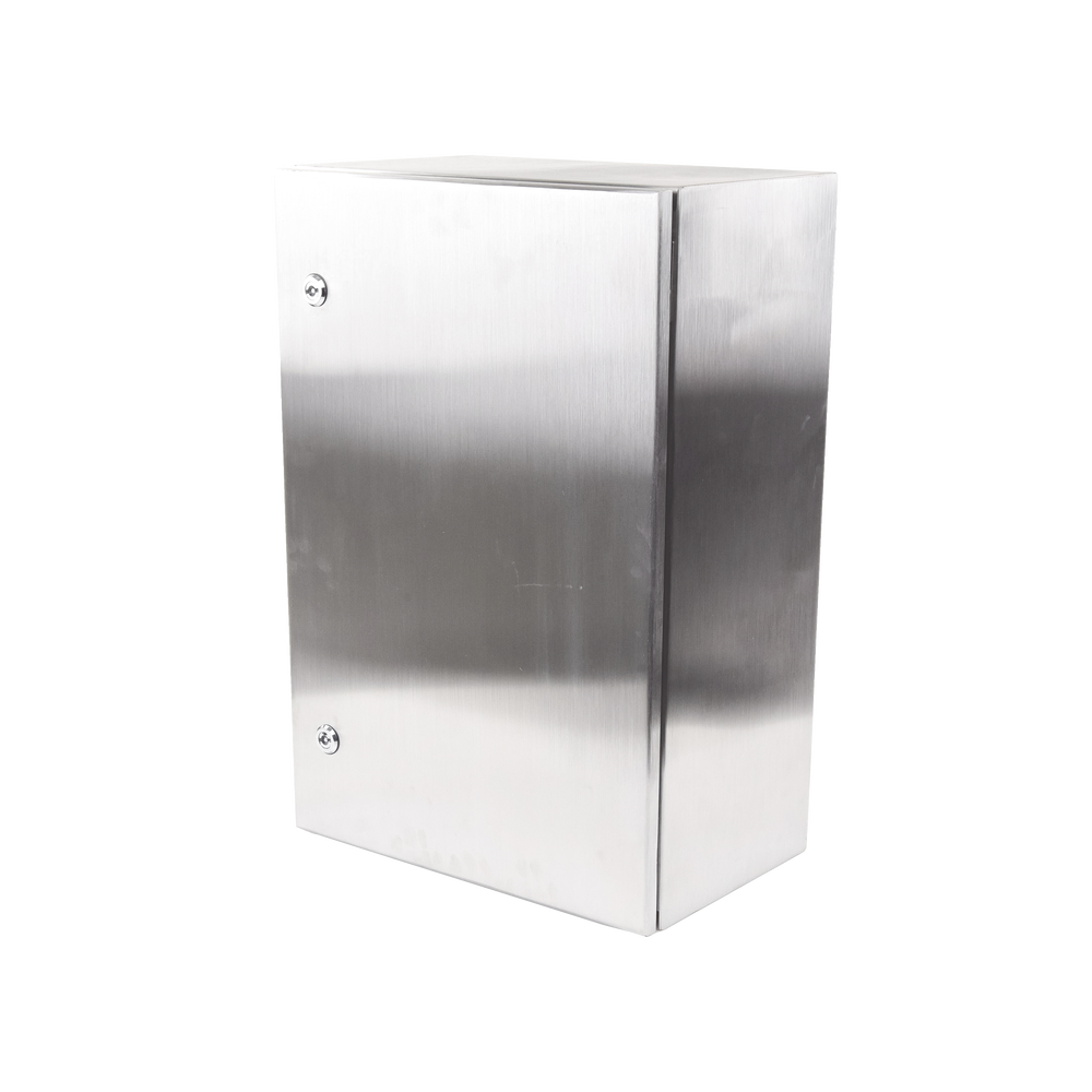Gabinete de Acero Inoxidable IP66 Uso en Intemperie 400 x 600 x 250 mm con Placa Interna Galvanizada PST-406025-INOX-B - SILYMX