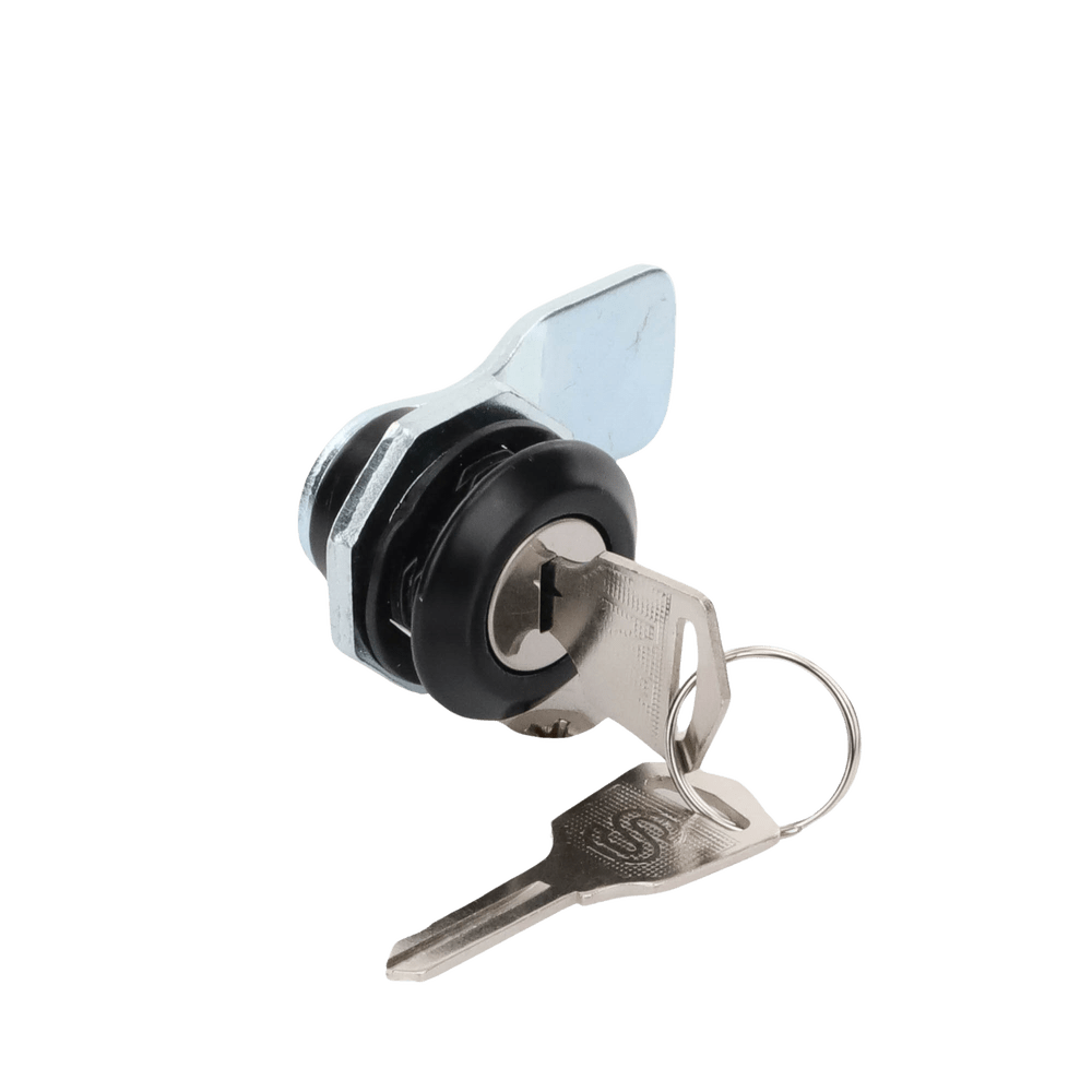 Cerradura con Paleta Metálica con 2 llaves para Gabinetes de Acero PRECISION PST407 - SILYMX