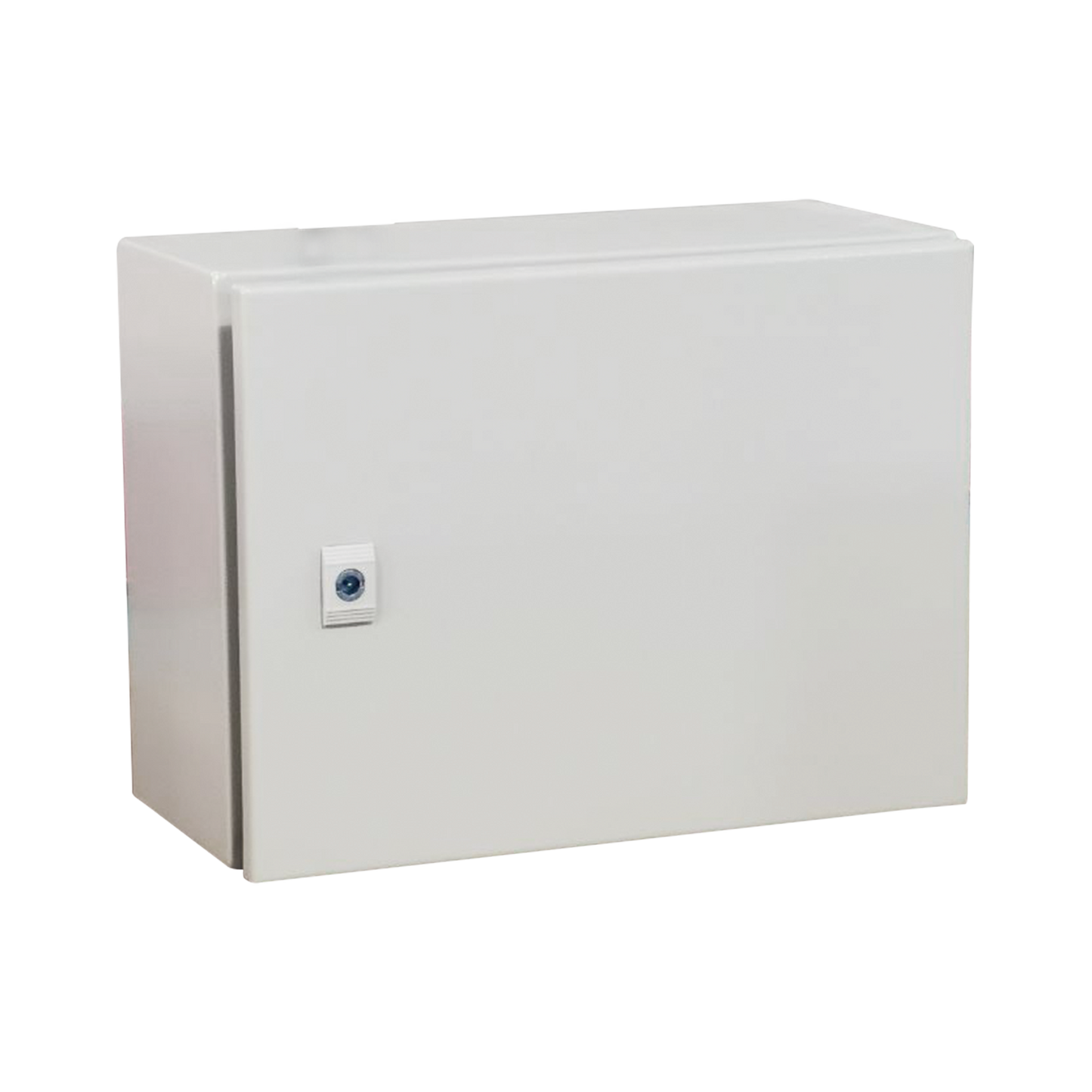 Gabinete de Acero IP66 Uso en Intemperie (500 x 300 x 300 mm) con Placa Trasera Interior Metálica y Compuerta Inferior Atornillable (Incluye Chapa y Llave T). Ideal para Centros de Carga y Tableros de Control PRECISION PST-5030-30A - SILYMX