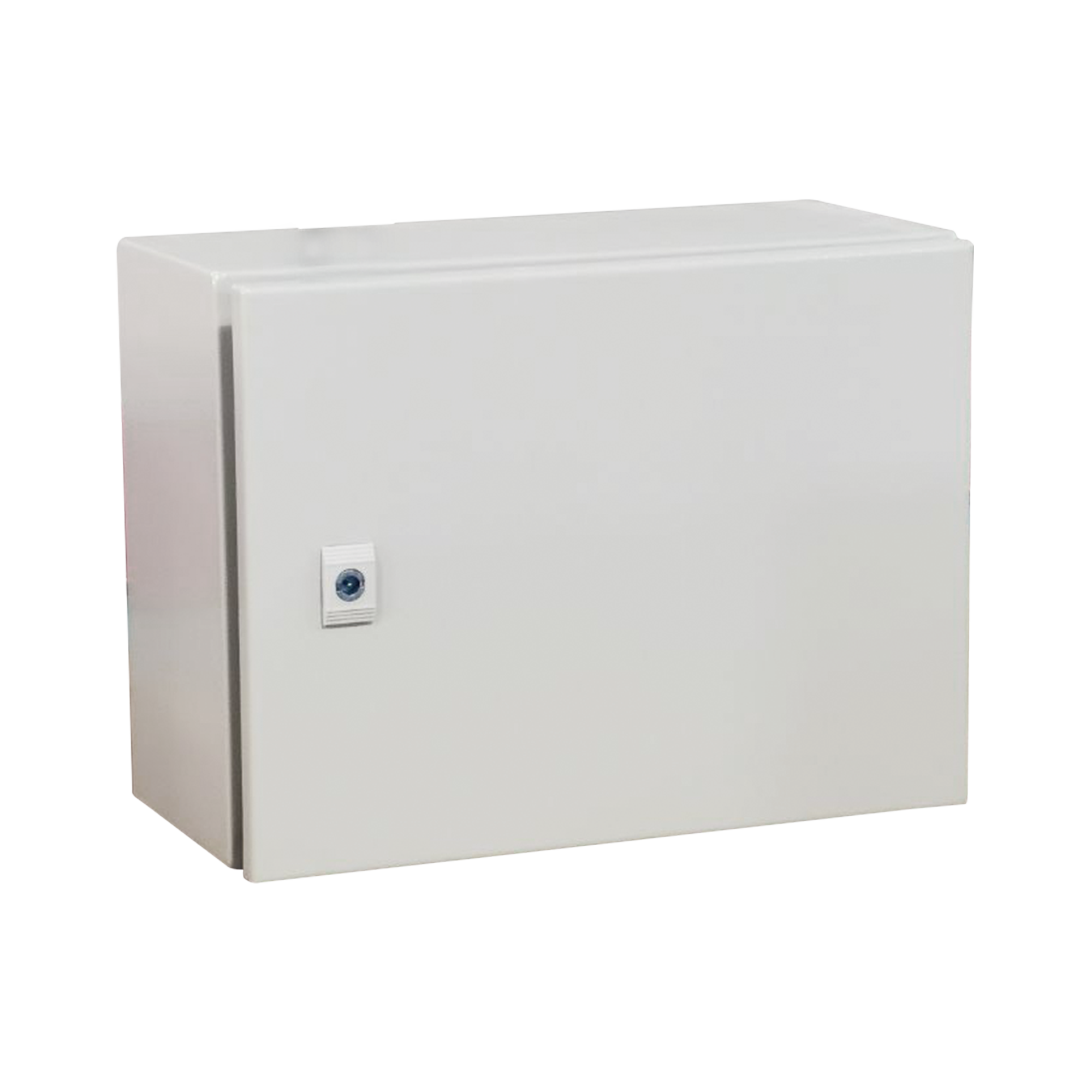 Gabinete de Acero IP66 Uso en Intemperie (500 x 300 x 300 mm) con Placa Trasera Interior Metálica y Compuerta Inferior Atornillable (Incluye Chapa y Llave T). Ideal para Centros de Carga y Tableros de Control PRECISION PST-5030-30A - SILYMX