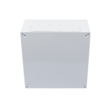 Gabinete de Acero IP66 Uso en Intemperie (600 x 600 x 300 mm) con Placa Trasera Interior y Compuerta Inferior Atornillable (Incluye Chapa y Llave) PST-6060-30A - SILYMX