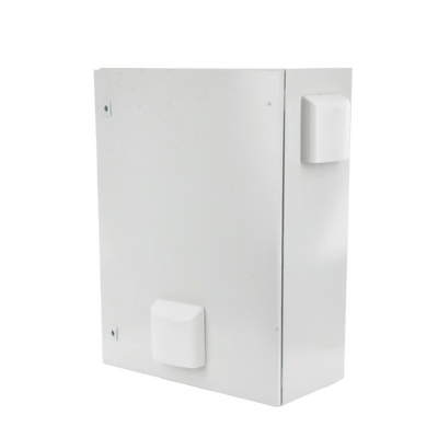 Gabinete Ventilado de Acero IP55 Uso en Exterior 600x800x300 mm con Placa Trasera Interior Metálica Ventilador PST-6080-30AV - SILYMX