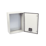 Gabinete Ventilado de Acero IP55 Uso en Exterior 600x800x300 mm con Placa Trasera Interior Metálica Ventilador PST-6080-30AV - SILYMX
