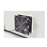 Gabinete Ventilado de Acero IP55 Uso en Exterior 600x800x300 mm con Placa Trasera Interior Metálica Ventilador PST-6080-30AV - SILYMX