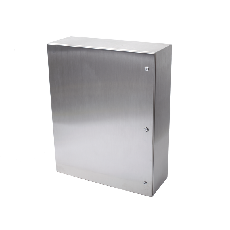 Gabinete de Acero Inoxidable IP66 Uso en Intemperie (800 x 1000 x 300 mm) con Placa Interna Galvanizada PST-8010030-INOX-B - SILYMX
