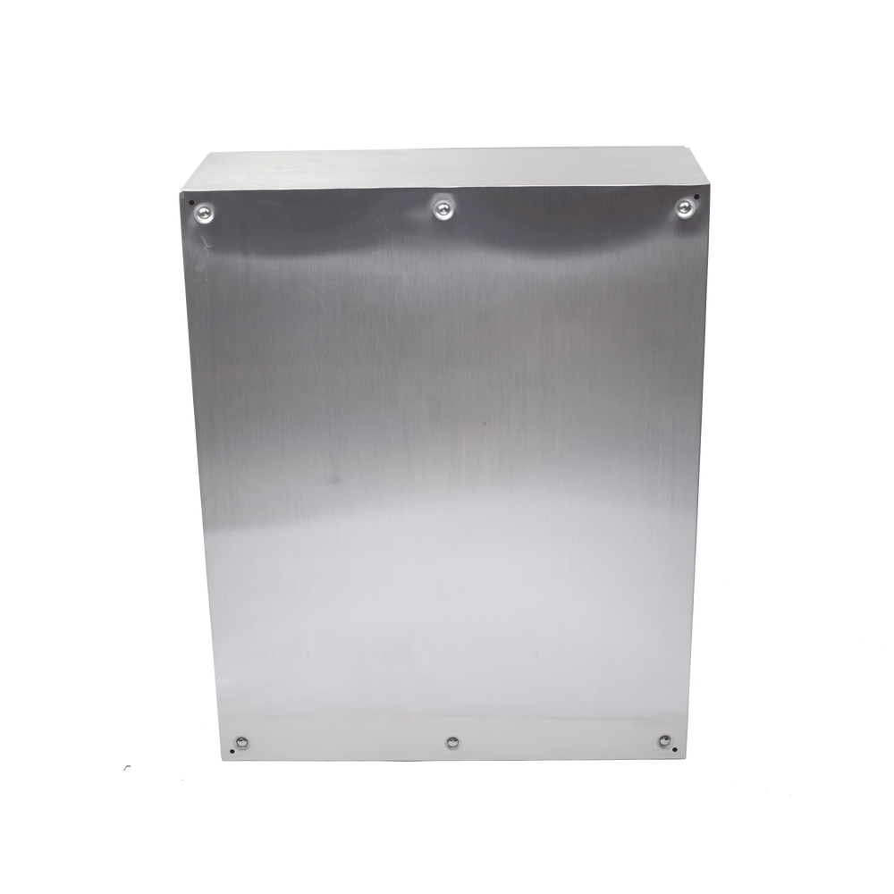 Gabinete de Acero Inoxidable IP66 Uso en Intemperie (800 x 1000 x 300 mm) con Placa Interna Galvanizada PST-8010030-INOX-B - SILYMX