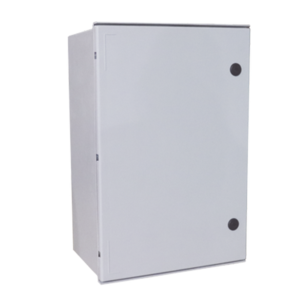 Gabinete de Poliéster IP55 Uso en Exterior (800 x 1000 x 300 mm) con Placa Trasera Interior de Plástico (Incluye Chapa y Llave) PST-80100-30P - SILYMX