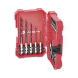 Juego de 18 Puntas y Brocas para Taladro con Entrada Hexagonal de 1/4" Incluye Estuche PST-C010-02 - SILYMX
