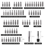 Juego de 208 Puntas para Taladro Entrada Hexagonal Incluye Estuche PST-C010-03 - SILYMX