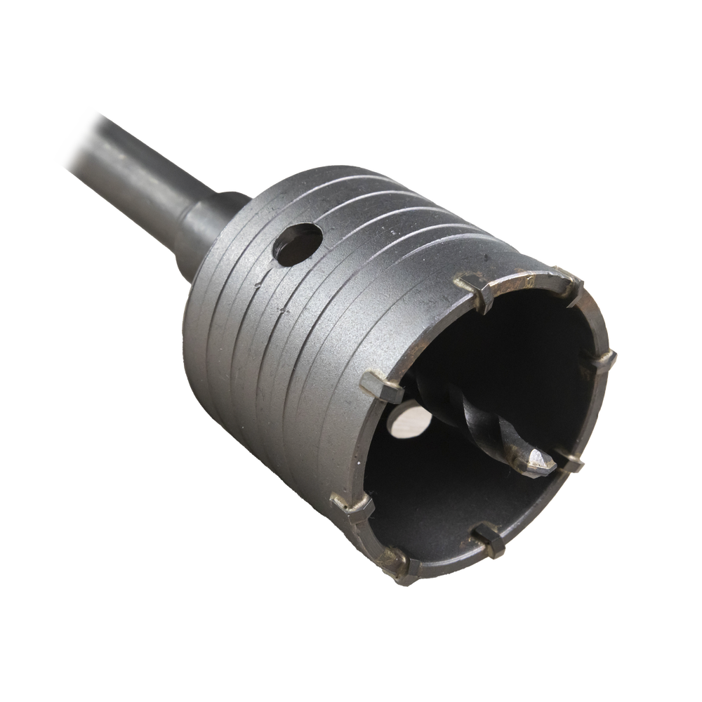 Broca Pasamuros SDS Sacabocado para Concreto de 65mm con Extensión de 220mm PST-C02-003 - SILYMX