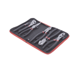 HerramientasPRECISIONPST-H010-03Juego de 5 Pinzas de 8" con Estuche Incluye: Pinza Mecánica Pinza para Tubo Pinza Eléctrica Pinza Corte Nariz Larga PST - H010 - 03 - SILYMX