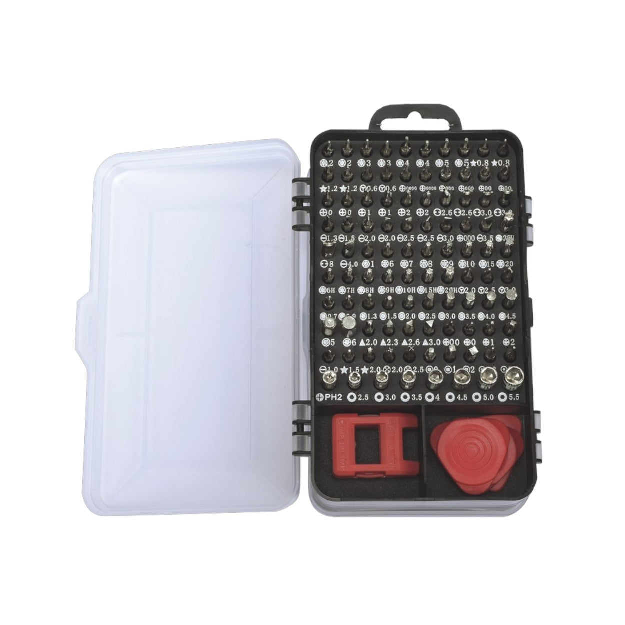 Juego de Reparación de Pantallas o Dispositivos Electrónicos de Uso Fino con 115 piezas con Estuche de Almacenaje PST-H020-04 - SILYMX