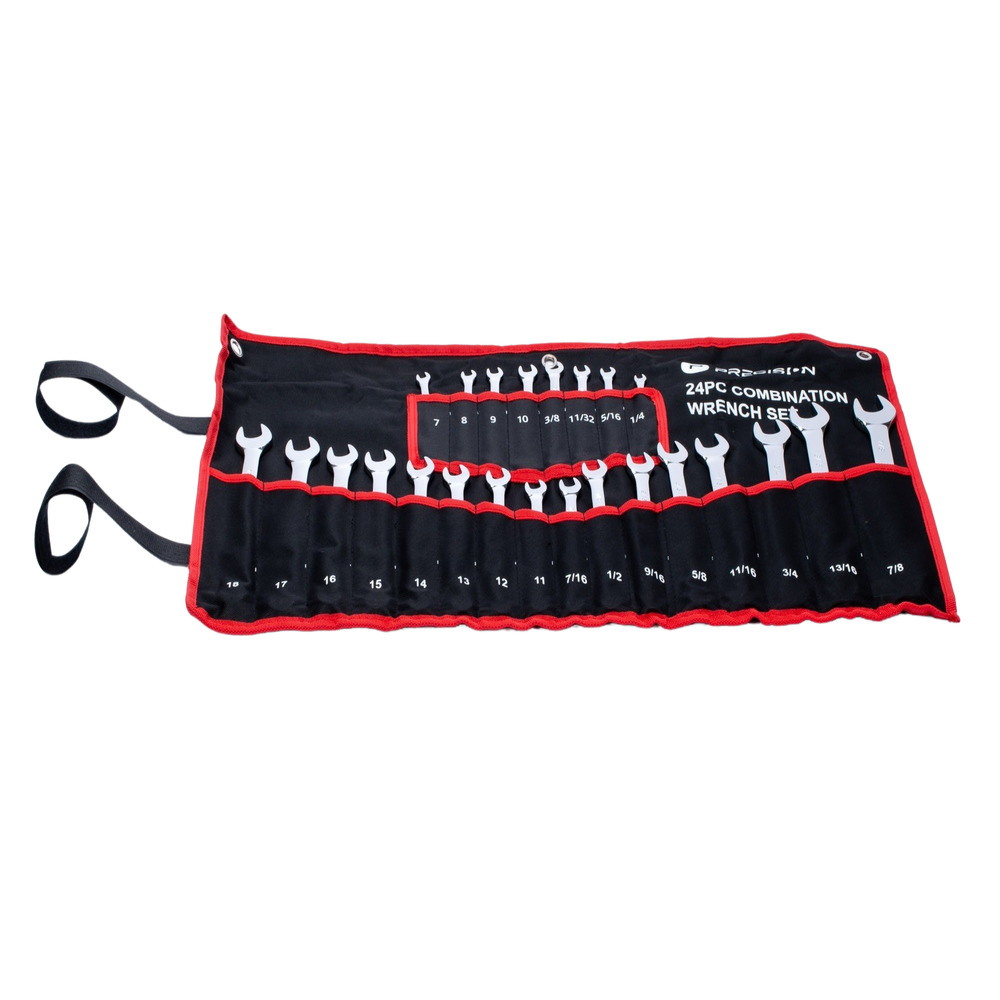 Juego de 24 Llaves Combinadas Métricas e Inglesas con Estuche PST-H030-02 - SILYMX