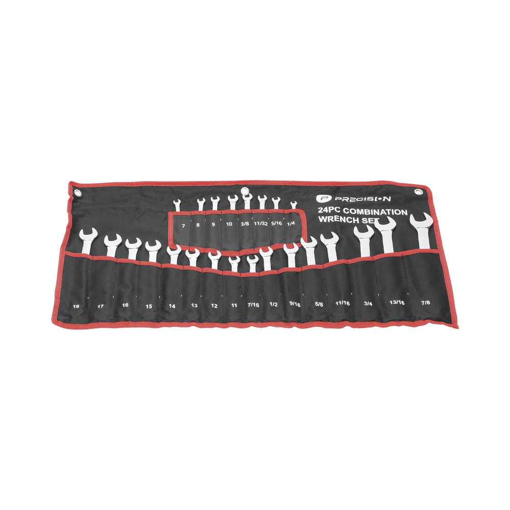 Juego de 24 Llaves Combinadas Métricas e Inglesas con Estuche PST-H030-02 - SILYMX
