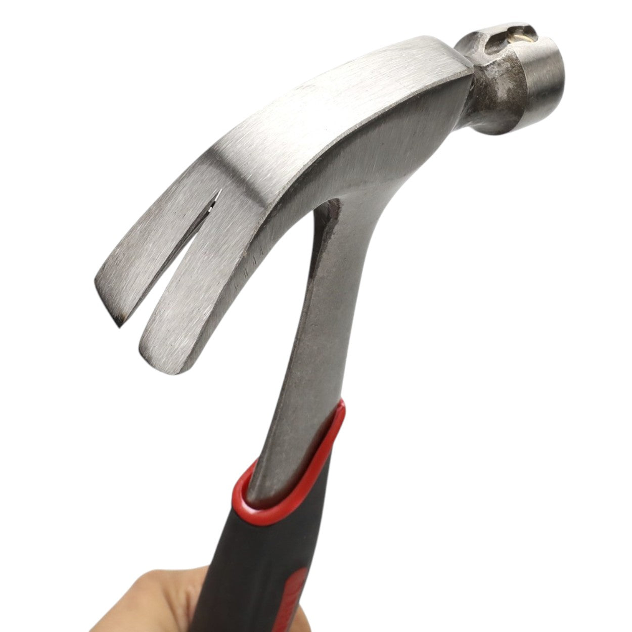 Martillo Uso Rudo de Acero Forjado de 16 oz con Uña Curva Con Sujetador Magnético de Clavos - SILYMX