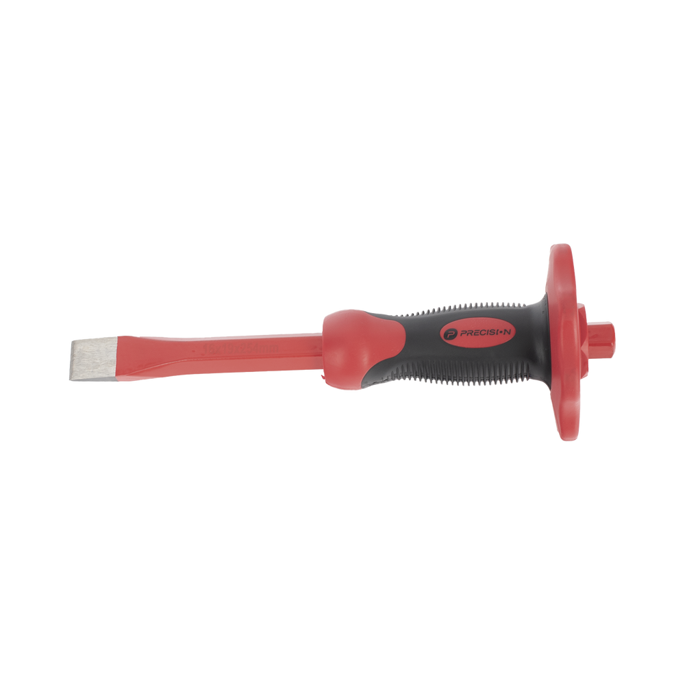 Cincel de Punta Plana con Protección para las Manos de 19x16x250mm PST-H04-003 - SILYMX