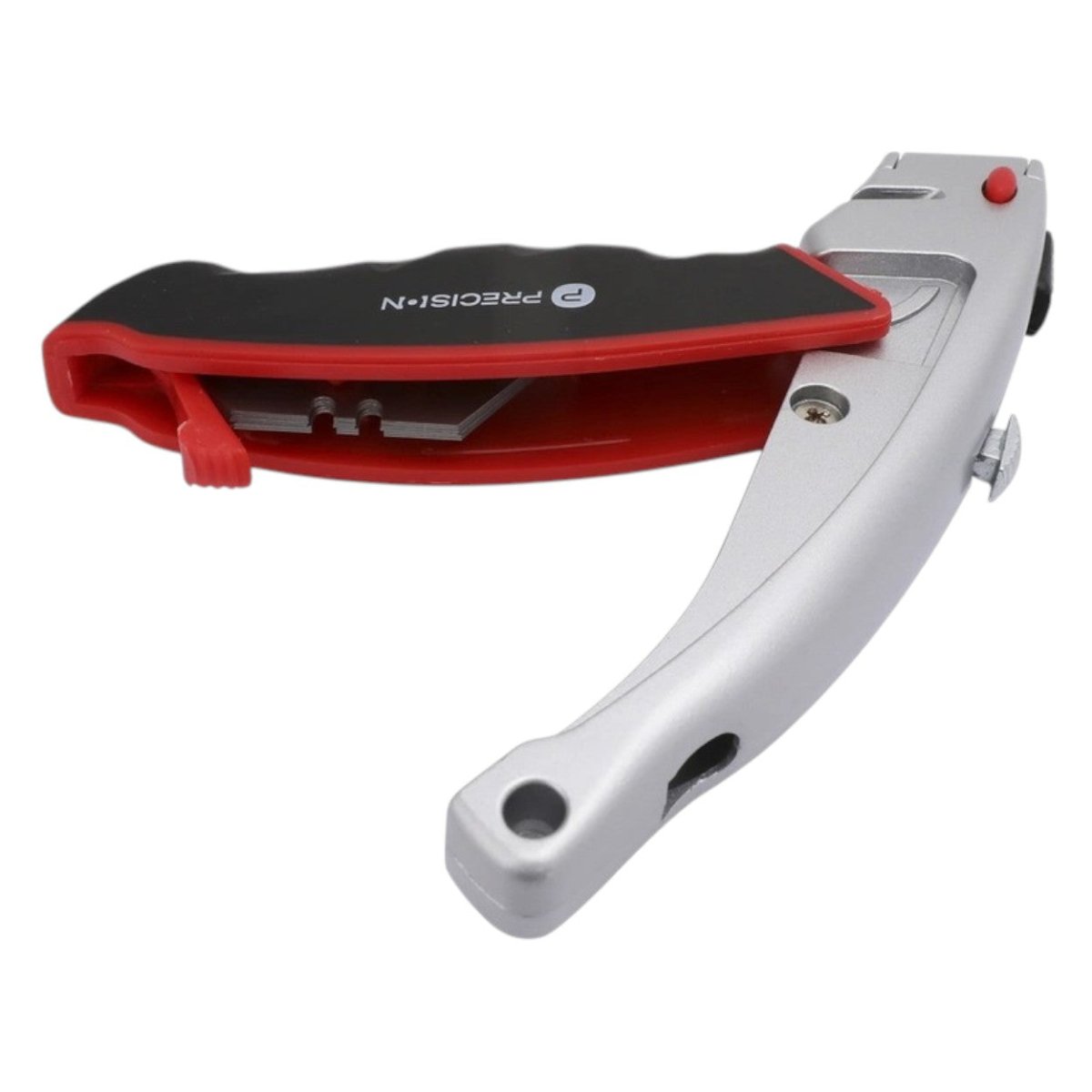 HerramientasPRECISIONPST-H050-01Navaja Uso Rudo con Cortador de Cable Cuerpo Metálico Mango Ergonómico PST - H050 - 01 - SILYMX