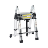Escalera Telescópica de Aluminio Tipo Tijera de 1.9 + 1.9 Metros de Altura PST-H10-002 - SILYMX