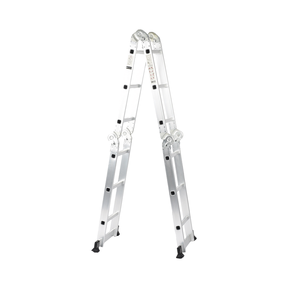 Escalera Multiposiciones de Aluminio de 3.52 Metros Soporta 150 kg PST-H10-003 - SILYMX