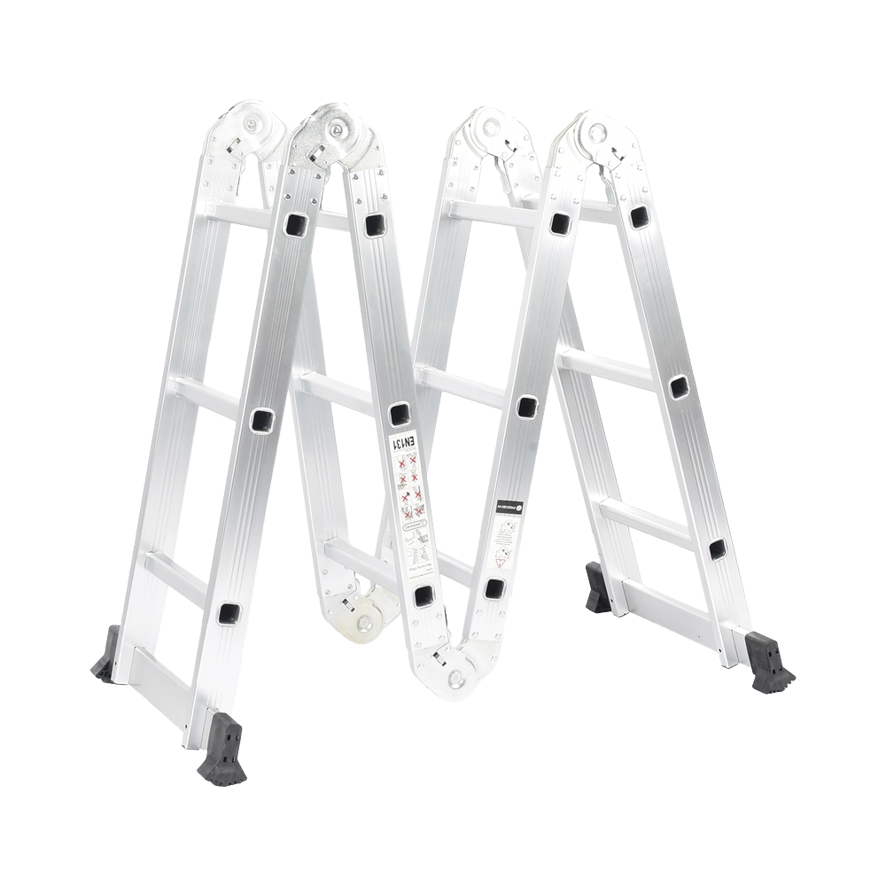 Escalera Multiposiciones de Aluminio de 3.52 Metros Soporta 150 kg PST-H10-003 - SILYMX