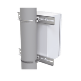 Montaje Galvanizado para Poste Universal para Gabinetes de Ancho Hasta 30 cm PRECISION PST-MOUNT-POLE-V3 - SILYMX