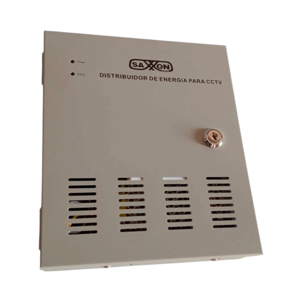 Fuente De Poder para cámaras SAXXON Salida 12 Vcd - 5 Ampers 9 Camaras UL PSU1210-D9 - SILYMX