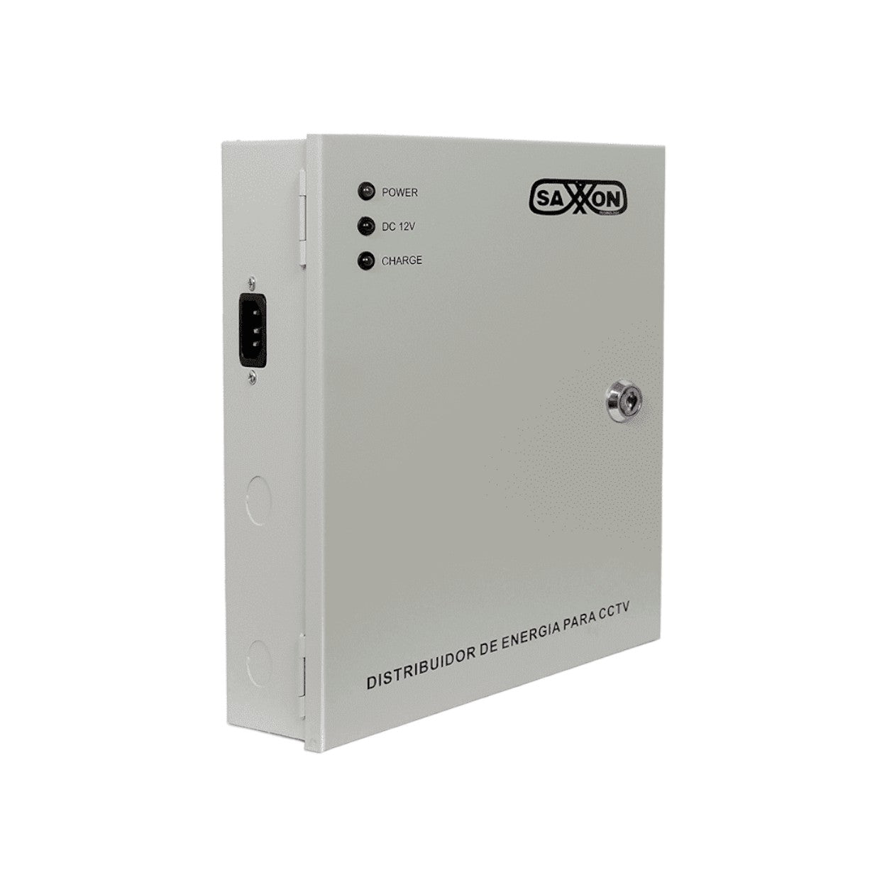 Fuente de Poder de 12 vcd 10 Amperes Para 9 Camaras Compatible con Bateria de Respaldo 1.1 Amper por Canal Protección Sobrecargas UL PSU1210-D9B - SILYMX