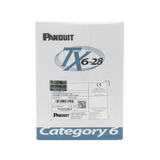 Bobina de Cable UTP PANDUIT 305 mts de Cobre TX6-28® Azul Categoría 6 Diámetro Reducido (28 AWG) CM/LSZH de 4 pares PUD6C2804BU-CE - SILYMX
