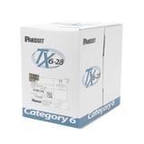 Bobina de Cable UTP PANDUIT 305 mts de Cobre TX6-28® Azul Categoría 6 Diámetro Reducido (28 AWG) CM/LSZH de 4 pares PUD6C2804BU-CE - SILYMX