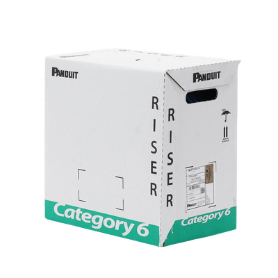 Cables Categoria 6PANDUITPUR6C04BU-FCable UTP Panduit Categoria 6 Alto Rendimiento 350 MHz 23 AWG PVC CMR Riser 305m Azul TX6 - PANDUIT PUR6C04BU - F - SILYMX