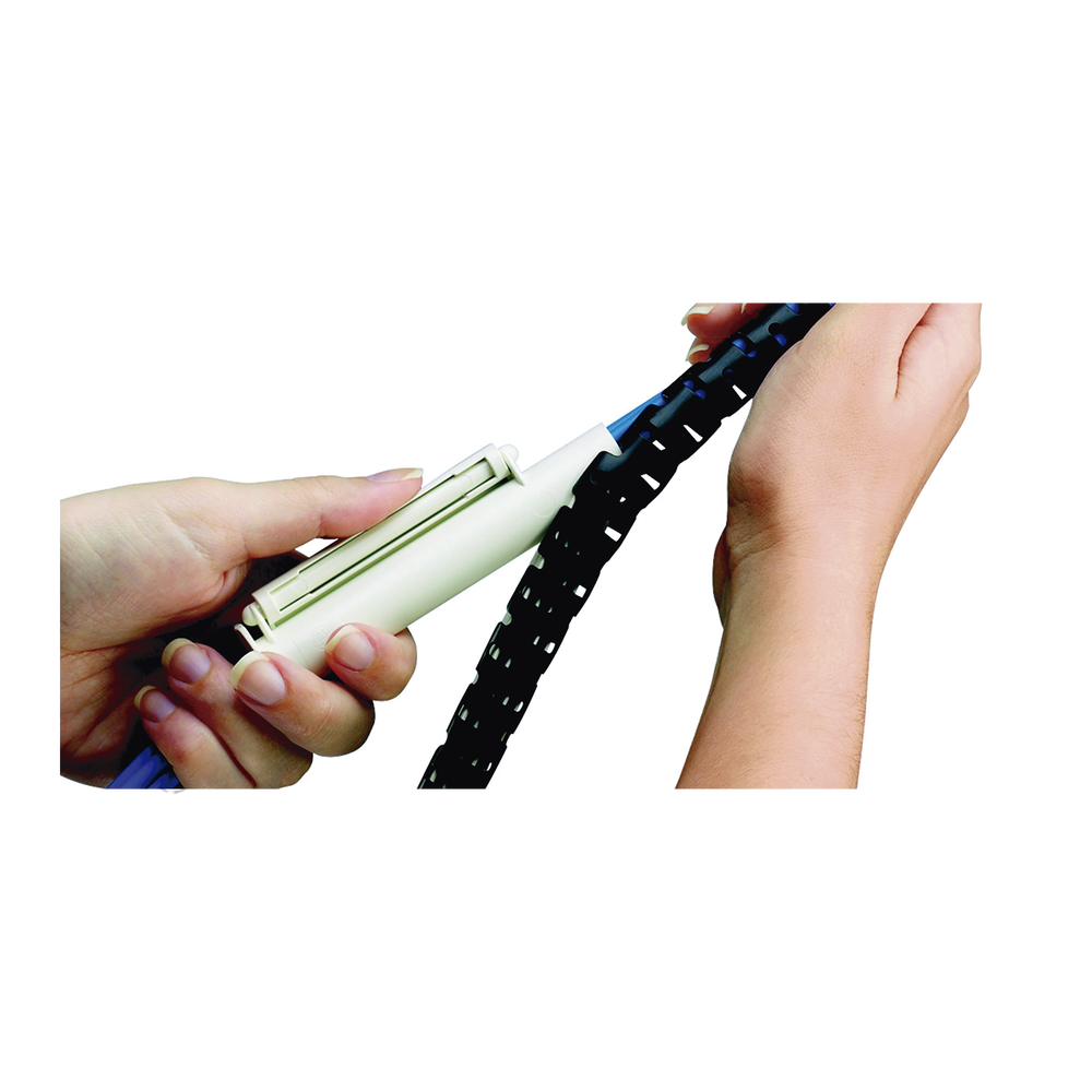 Espira para Arnés Dividido Pan-Wrap Color Natural Diámetro Nominal 0.5 Paquete de 1 Rollo de 61 Metros PW50F-T - SILYMX