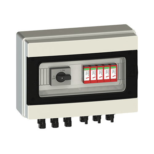 Centros de Carga e InterruptoresMERZCCM-3-3-3-25/1005TLS-MC4Caja Combinadora 3 MPPT 9 Strings 25A 1000VDC Supresor SPD MC4 MERZ CCM - 3 - 3 - 3 - 25/1005TLS - MC4 - SILYMX