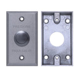 Botones de SalidaYLI ELECTRONICKITABK800AM/BB800AMKit Botón de Salida Mecánico Aluminio NO/NC/COM 3A 12V Caja Metálica YLI KITABK800AM/BB800AM - SILYMX