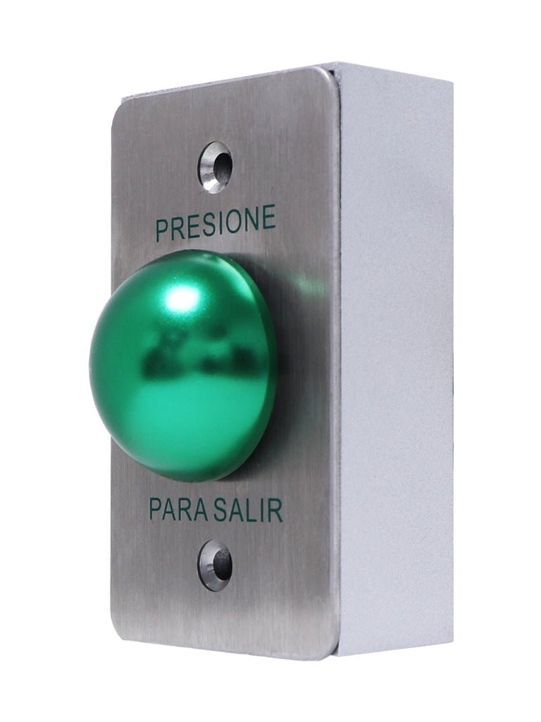 Paquete con Botón de Salida Tipo Hongo y Caja de Montaje Metálicos KIT-PBK-818A/MBB-800A-M - SILYMX