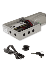 Fuente De Poder para cámaras SAXXON Salida 12 Vcd - 5 Ampers 9 Camaras UL PSU1210-D9 - SILYMX