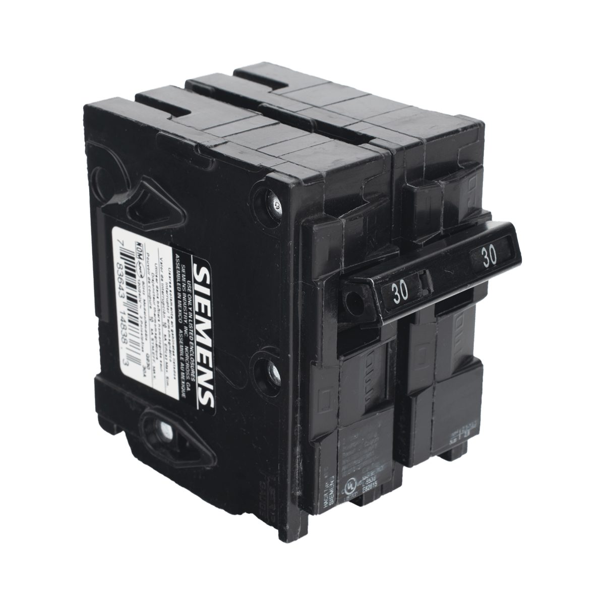Centros de Carga e InterruptoresSIEMENSQ230Interruptor automático ITM Termomagnético enchufable tipo QP 2 polos 30 amp - SILYMX