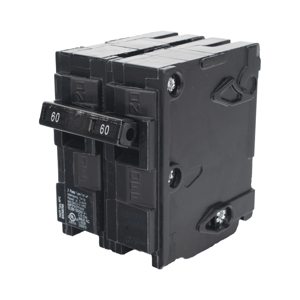 Centros de Carga e InterruptoresSIEMENSQ260Interruptor automático ITM Termomagnético enchufable tipo QP 2 polos 60 amp - SILYMX
