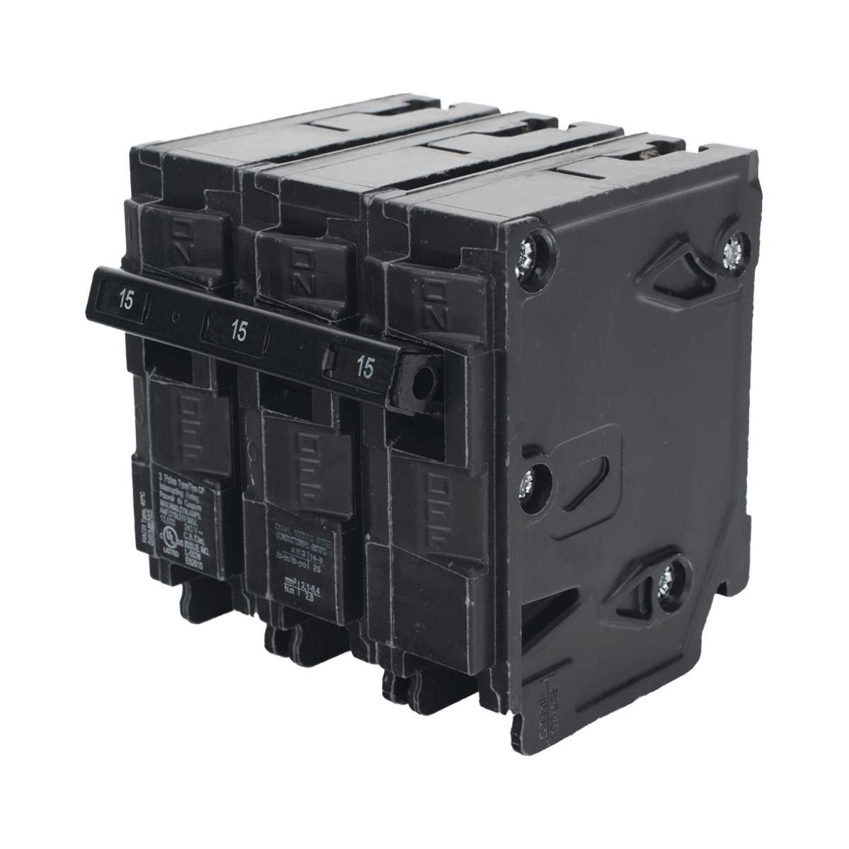 Centros de Carga e InterruptoresSIEMENSQ315Interruptor automático ITM Termomagnético enchufable tipo QP 3 polos 15 amp - SILYMX
