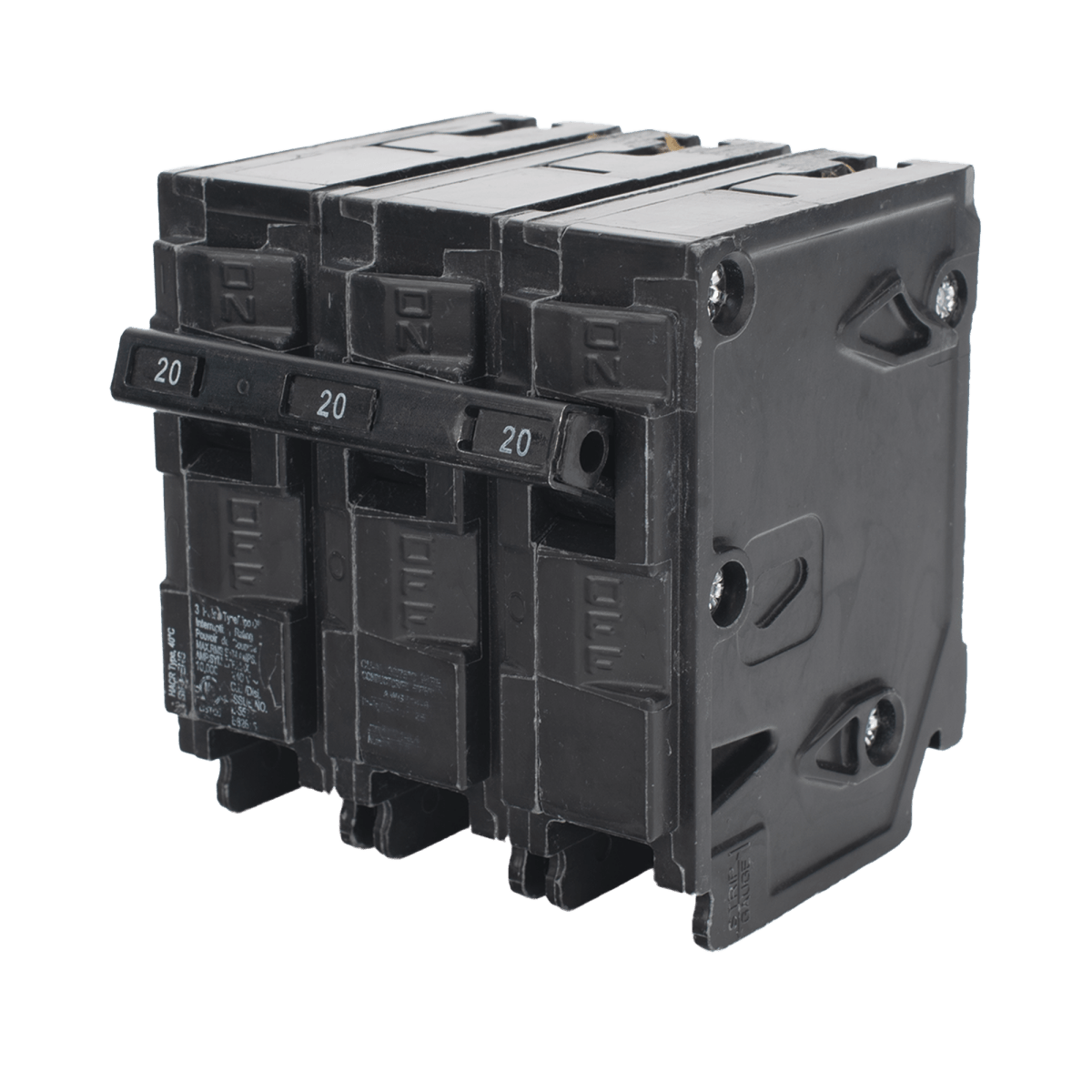 Centros de Carga e InterruptoresSIEMENSQ320Interruptor automático ITM Termomagnético enchufable tipo QP 3 polos 20 amp - SILYMX