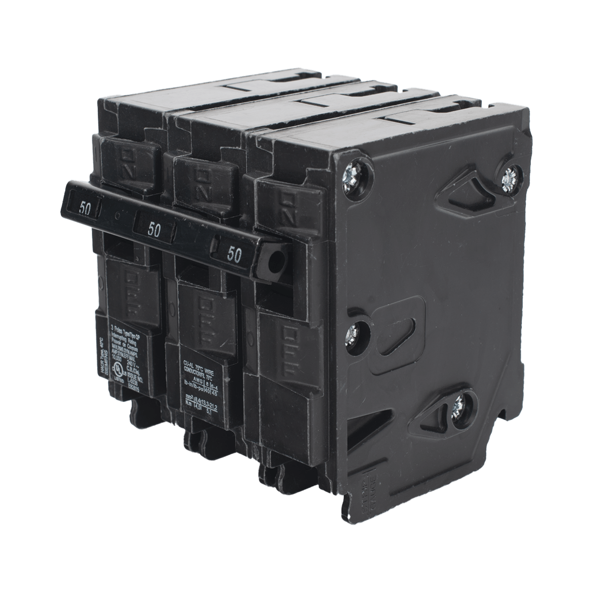 Centros de Carga e InterruptoresSIEMENSQ350Interruptor automático ITM Termomagnético enchufable tipo QP 3 polos 50 amp - SILYMX