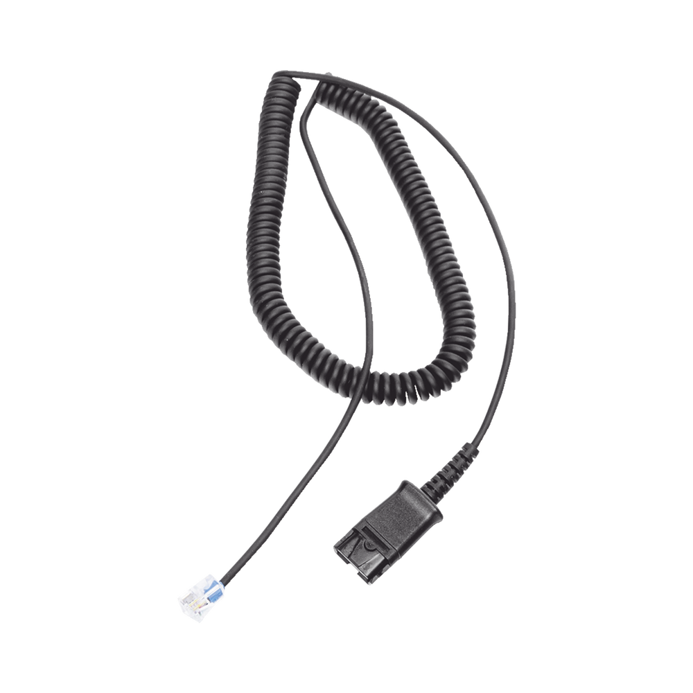 Cable adaptador para diademas modelo HT101, HT201 y HT202 para compatibilidad con teléfonos Grandstream, análogos, digitales, etc. - SILYMX