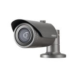 Cámara IP Tipo Bala Antivandálica Hanwha Techwin Wisenet 5 Megapíxel Lente 2.8 mm IR 20M WDR 120db Exterior IP66 H.265 & WiseStream QNO-8010R - SILYMX