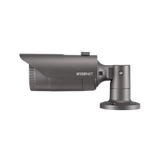 Cámara IP Tipo Bala Antivandálica Hanwha Techwin Wisenet 5 Megapíxel Lente 2.8 mm IR 20M WDR 120db Exterior IP66 H.265 & WiseStream QNO-8010R - SILYMX