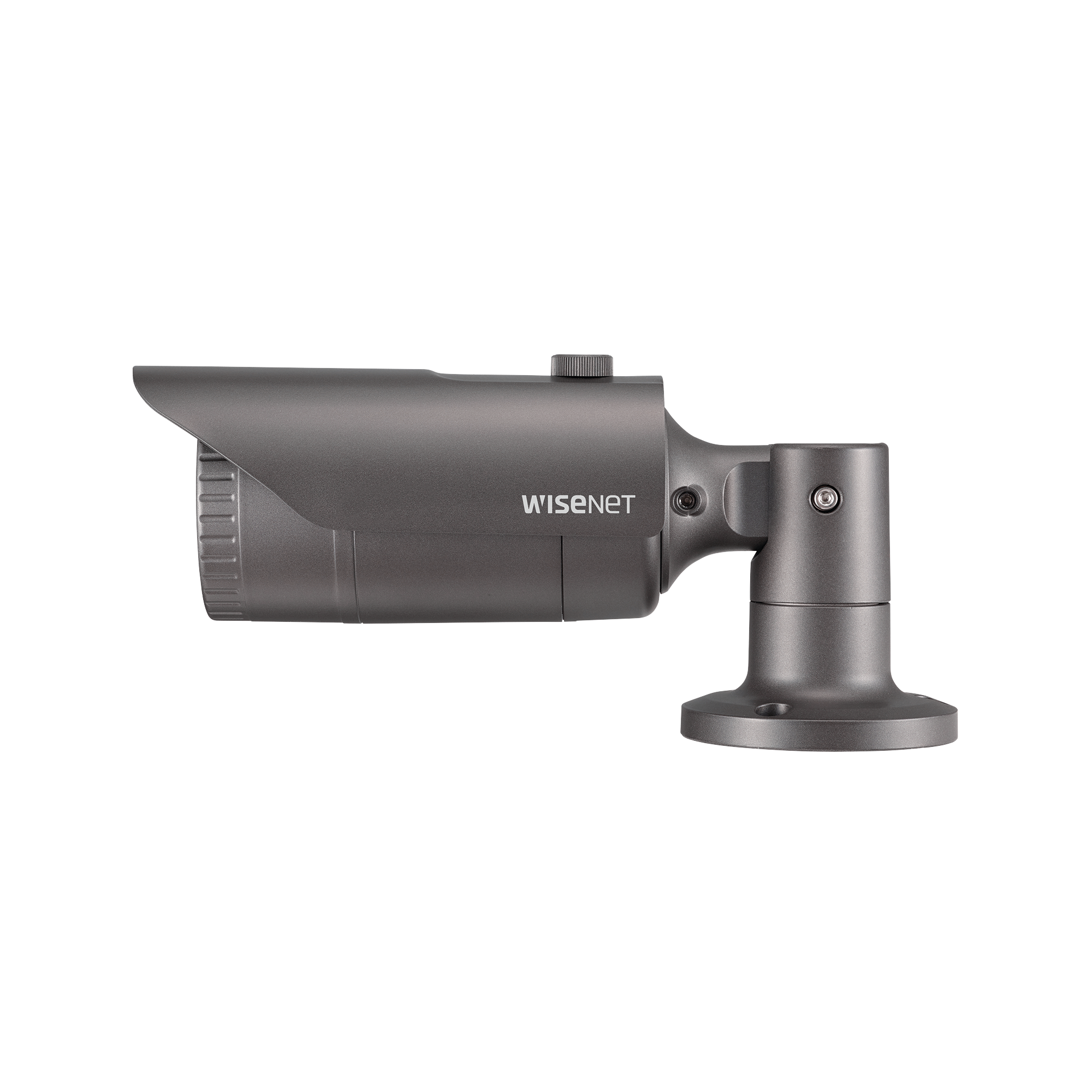 Cámara IP Tipo Bala Antivandálica Hanwha Techwin Wisenet 5 Megapíxel Lente 2.8 mm IR 20M WDR 120db Exterior IP66 H.265 & WiseStream QNO-8010R - SILYMX